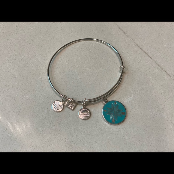 Alex and Ani Friendship Bracelet Silver. Like New - Picture 2 of 4